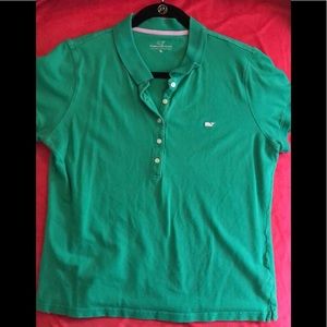 Green Vineyard vines polo shirt